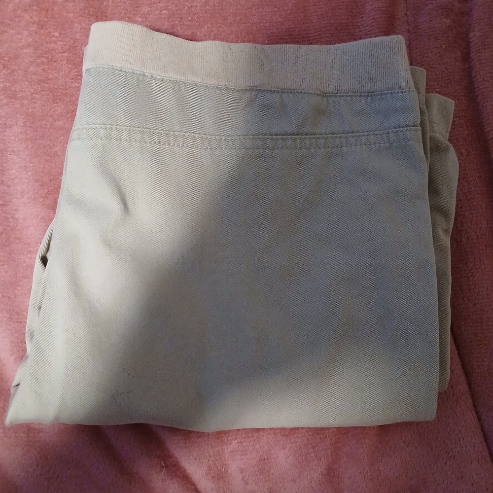 Basic Editions Womens Beige Drawstring Casual Pan… - image 9